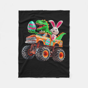 Manta Polar Camión Monstruo Pascua Bunny T-rex Dino Divertido 