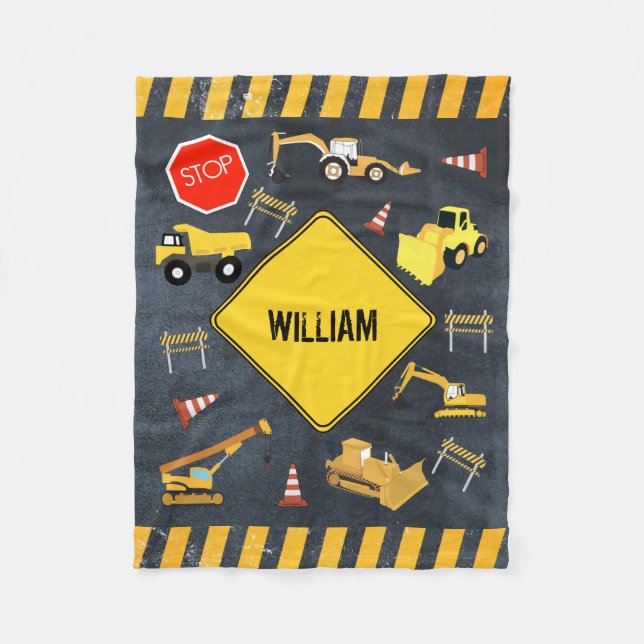 Manta Polar Camiones de construcción Maquinaria pesada Nombre  (Anverso)