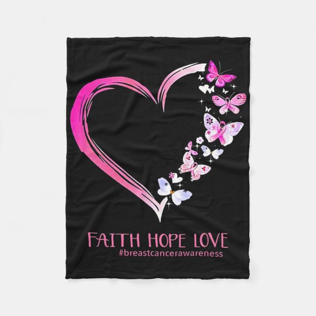 Manta Polar Camisa contra el cáncer de mama1 (Anverso)