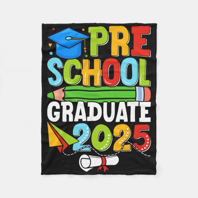 Manta Polar Camisa de Graduación Preescolar 2025 Niños Niños P (Anverso)