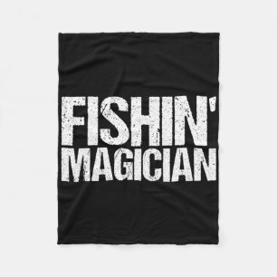 Manta Polar Camisa de mago pescador divertida pesca