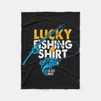 Manta Polar Camisa de pesca con suerte No lavar para un pescad