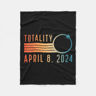 Manta Polar Camisa Eclipse Solar Abril 8 2024 Totalidad Solar