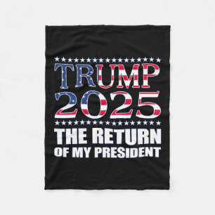 Manta Polar Camisa Pro Trump 2024 El Regreso De Mi Presidente 