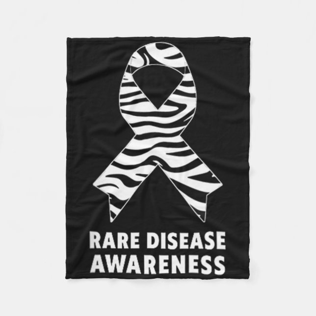 Manta Polar Camisas de sensibilización sobre enfermedades rara (Anverso)