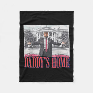 Manta Polar Camisas domésticas Casa Blanca Trump 2024