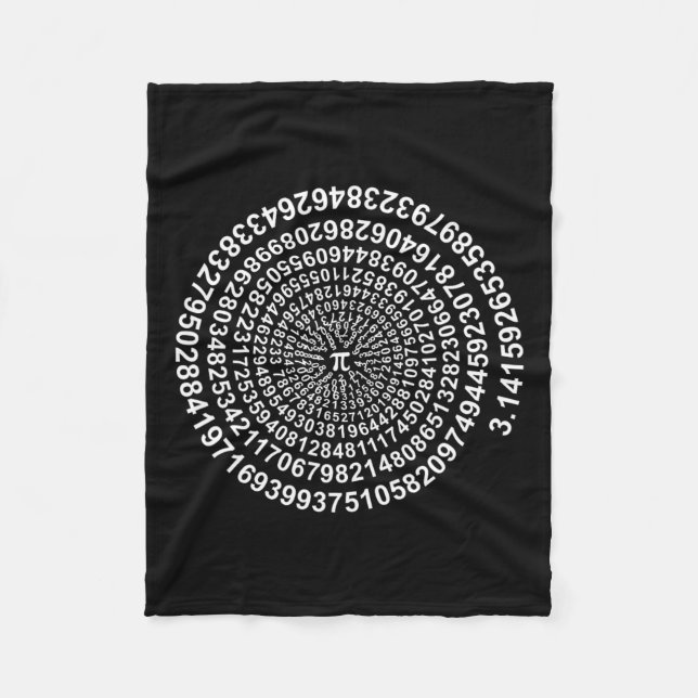 Manta Polar Camisas Pi Math Espiral (Anverso)