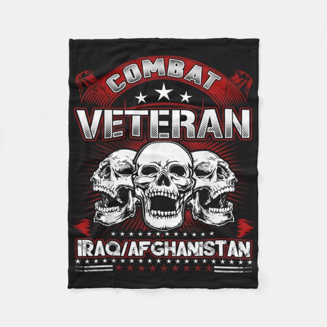 Manta Polar Camisas veteranas de combate de Irak (Anverso)