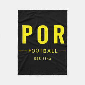 Manta Polar Camiseta de apoyo a la herencia del fútbol de Port