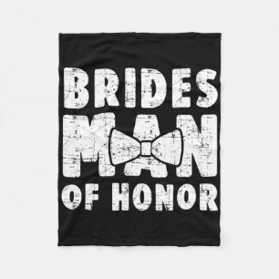 Manta Polar Camiseta de boda del hombre de honor de la novia L