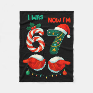 Manta Polar Camiseta de cumpleaños de 7 años Era 6 ahora soy 7
