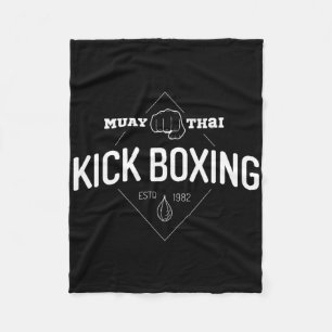 Manta Polar Camiseta de Kickboxing Muay Thai Boxer Artes Marci