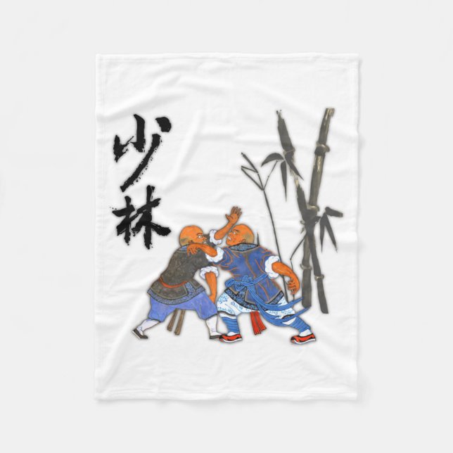 Manta Polar Camiseta de monjes Shaolin  (Anverso)