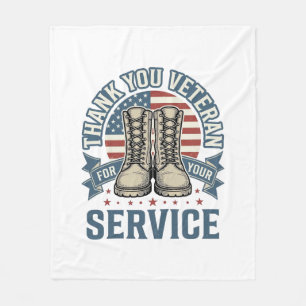 Manta Polar Camiseta de Servicio Botas Patrióticas para Vetera