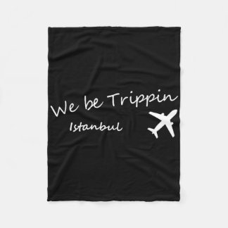 Manta Polar Camiseta de Vacaciones We Be Trippin Destino de Vi