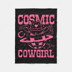Manta Polar Camiseta de vaquillas cósmicas del espacio para fi