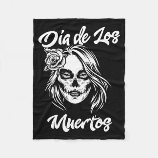Manta Polar Camiseta del Día de los Muertos del Gobierno