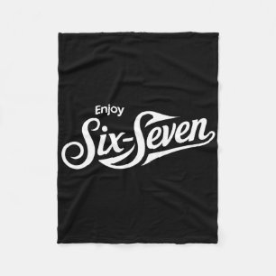Manta Polar Camiseta divertida 67 Seis Siete Meme para amantes