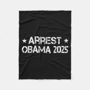 Manta Polar Camiseta Divertida Arresto Obama 2025 Arresto Obam