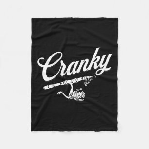 Manta Polar Camiseta divertida de carrete de pesca con juego d