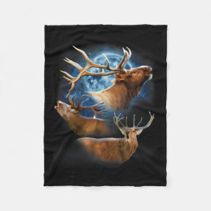 Manta Polar Camiseta Divertida de Caza de Alces - Camiseta de 
