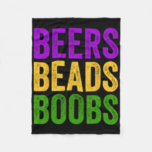 Manta Polar Camiseta divertida de cuentas de cervezas de Mardi
