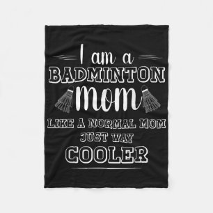 Manta Polar Camiseta Divertida de Mamá de Bádminton Mujer Juga