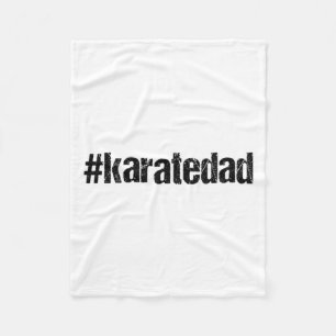 Manta Polar Camiseta divertida de papá de karate Karatedad 