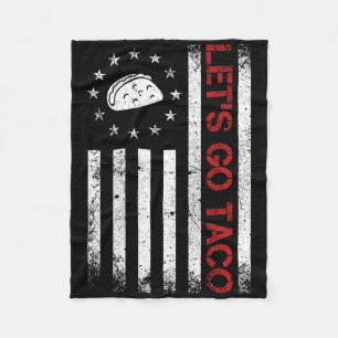 Manta Polar Camiseta divertida de taco para hombres y mujeres 