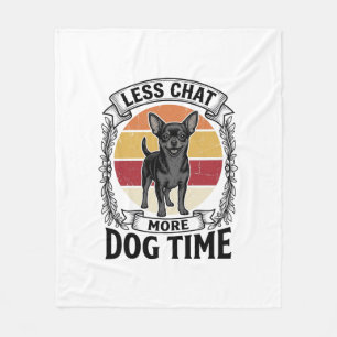 Manta Polar Camiseta divertida para amantes de perros Grabado