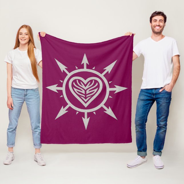 Manta Polar Camiseta "Emblema de Amor" (In situ)
