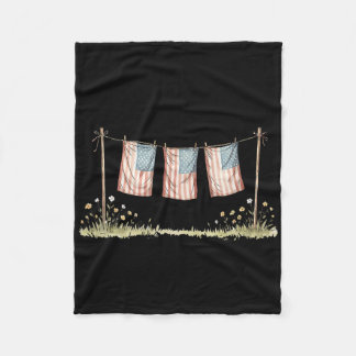Manta Polar Camiseta Golden Retriever merica Cachorro Patrióti