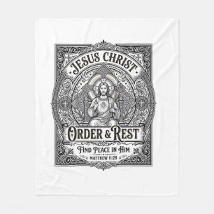Manta Polar Camiseta Gráfica Cristiana Jesús Declutter Limpia 