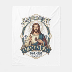 Manta Polar Camiseta gráfica de caza vintage de Jesus Thrift S