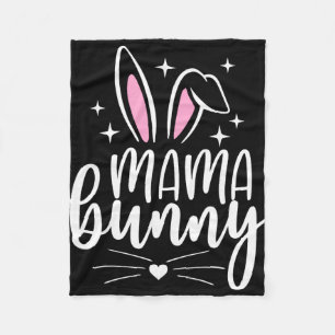 Manta Polar Camiseta Mama Bunny Mamá Mujer Embarazo Familiar a