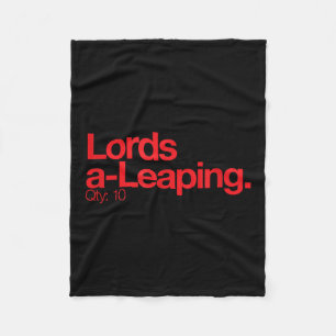 Manta Polar Camiseta Minimalista de Navidad - Lords A Leang Q 