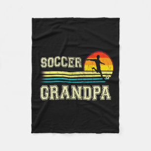 Manta Polar Camiseta Para Abuelo De Fútbol Retro Vintage Para 