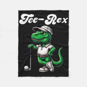 Manta Polar Camiseta Rex Golf T Rex Dinosaurio Chicos Hombres
