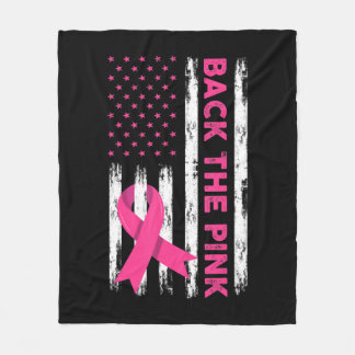 Manta Polar Camiseta T-62 De Conciencia Sobre El Cáncer De Mam