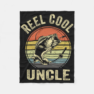 Manta Polar Camiseta Tío Genial Día del Padre B Pescado Papá P
