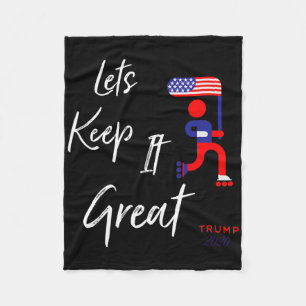 Manta Polar Camiseta Trump Keep America Great Reelect Tee Dive