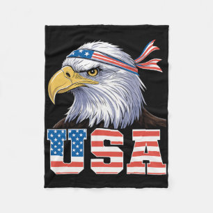 Manta Polar Camiseta Usa Bandera Americana Hombres Mujeres Niñ