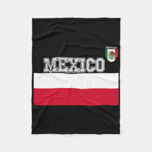 Manta Polar Camiseta Verde de Fútbol Mexicano Bandera Kits de 