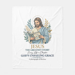 Manta Polar Camiseta Vintage de Jesús para Mamá que Guarda Rec