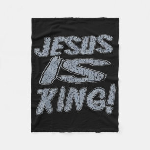 Manta Polar Camisetas Cristianos Para Los Hombres Jesús Es Rey