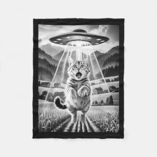 Manta Polar Camisetas gráficas divertidas de secuestro alieníg