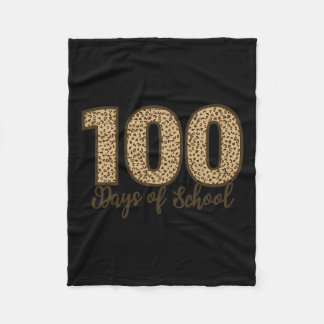 Manta Polar Camisetas Guepardo Leopardo 100 Días De Colegio 