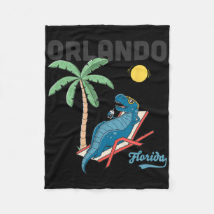 Manta Polar Camisetas Orlando Niños Florida Dinosaurio T-rex F