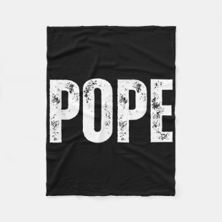 Manta Polar Camisetas Palabras Poderosas Co50 Gráfico del Papa