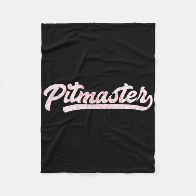 Manta Polar Camisetas Pitmaster 100% Bbq Pitmaster (Anverso)
